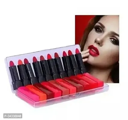 Pocket Matte Beauty Lipstick Set Of 10 Pcs - 30gm-thumb0