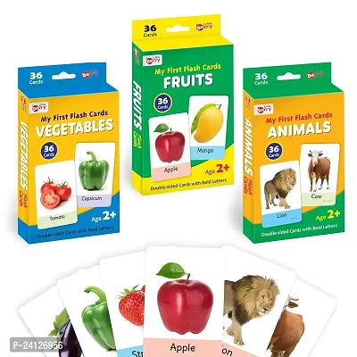 Little Berry My First Flash Cards for Kids (Combo of 3)-thumb0