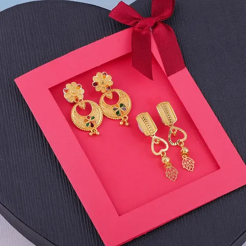 Exclusive Combo Of 2 Earrings For Girls And Womens