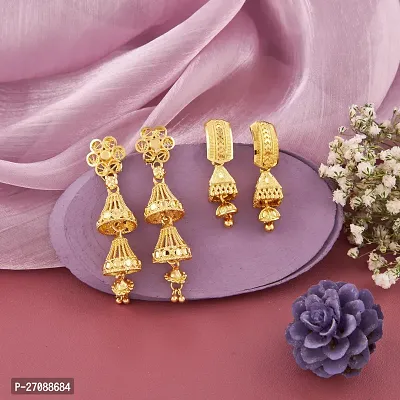 Exclusive Earrings Combo Of 2 For Girls And Womens Design By Delfa