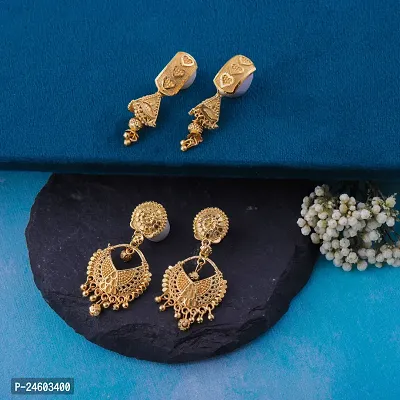 Exclusive Earrings Combo Of 2 For Girls And Womens Design By Delfa