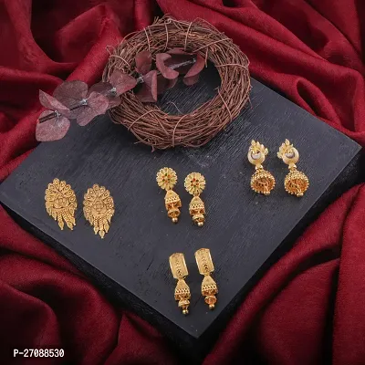 Exclusive Earrings Combo Of 4 For Women-thumb0