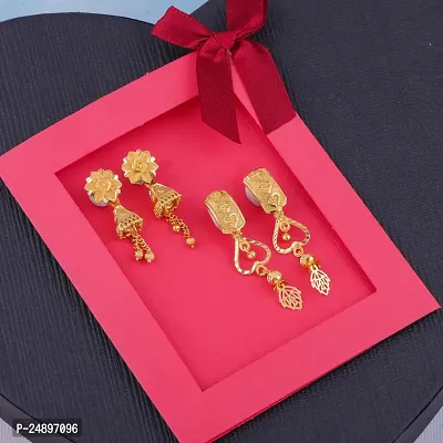 Exclusive Earrings Combo Of 2 For Girls And Womens Design By Delfa