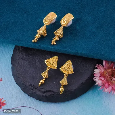 Exclusive Earrings Combo Of 2 For Girls And Womens Design By Delfa