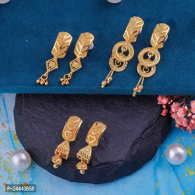 Exclusive Earrings Combo Of 3 For Girls And Womens Design By Delfa