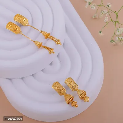 Exclusive Earrings Combo Of 2 For Girls And Womens Design By Delfa