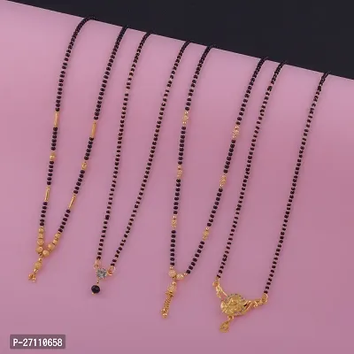 Exclusive Mangalsutras Combo of 4 For Womens Designed By Delfa-thumb0