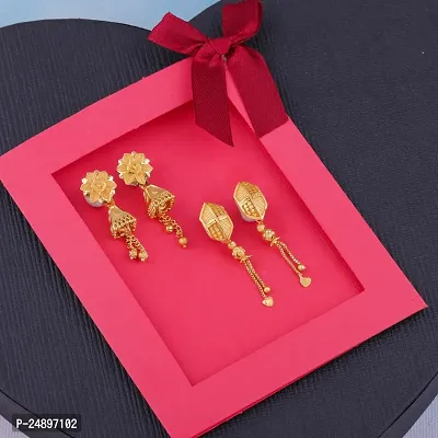 Exclusive Earrings Combo Of 2 For Girls And Womens Design By Delfa