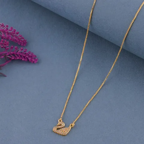 Beautiful Heart Shape Pendant With Yellow Gold Chain