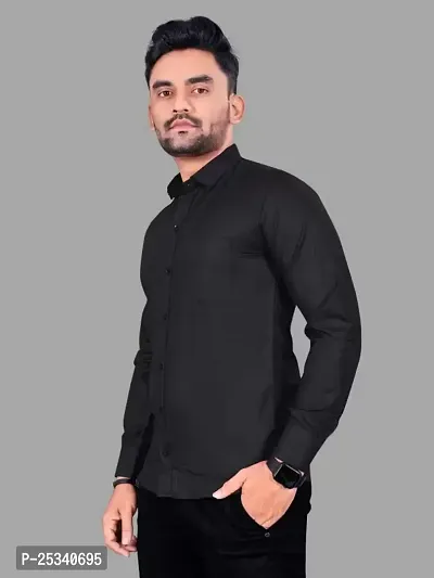 Stylish Men Cotton Long Sleeve Regular Fit Casual Fit-thumb3