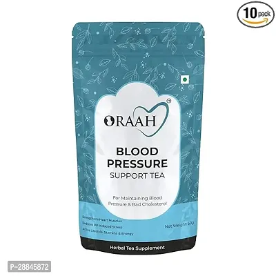 Oraah Blood Pressure Tea Helps in lowering blood pressure AND Cholestrol | Boost Immunity with goodness of Arjun Bark, Lemon Grass AND Hibiscus (50 grams)-thumb0
