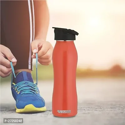 Stylish Orange Stainless Steel Sipper Water Bottle