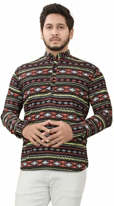 COLORWINGS MENS SHORT KURTA SHIRT