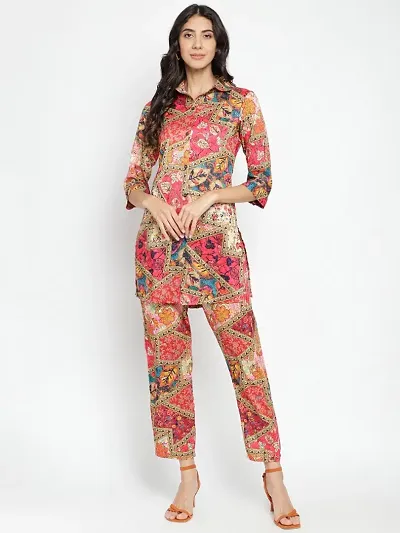 Classic Printed Co-Ord Set for Women