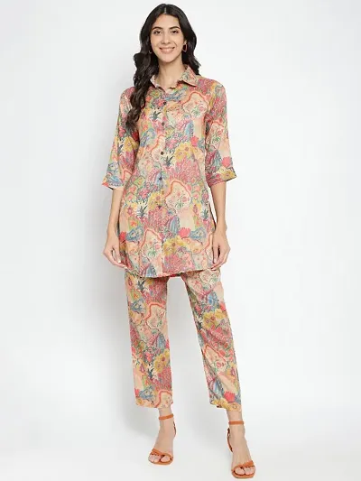 Classic Printed Co-Ord Set for Women