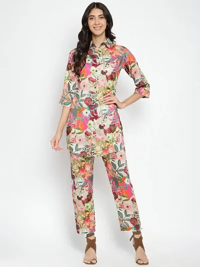 Classic Printed Co-Ord Set for Women