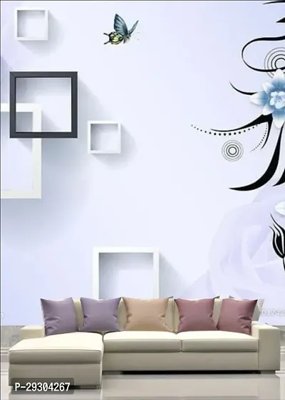 Elegant Multicoloured Vinyl Wall Decor For Room-thumb3