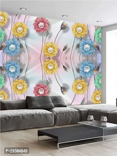 Elegant Multicoloured Vinyl Wall Decor For Room-thumb2