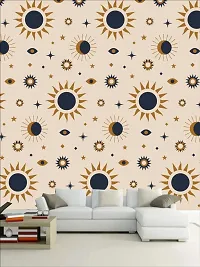 Elegant Multicoloured Vinyl Wall Decor For Room-thumb2