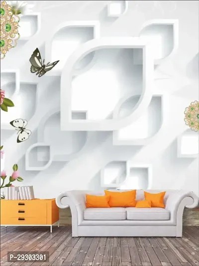 Elegant Multicoloured Vinyl Wall Decor For Room-thumb3