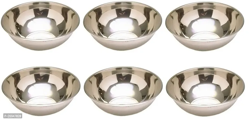 Classic Stainless Steel Bowl Pack of 6-thumb0