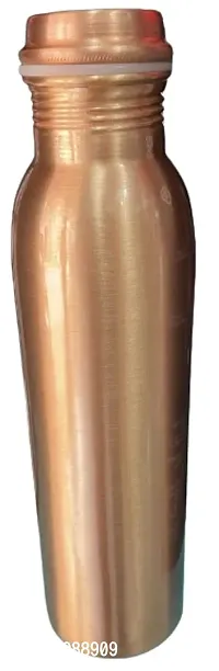 Metals Copper Water Bottle Brown 1 L