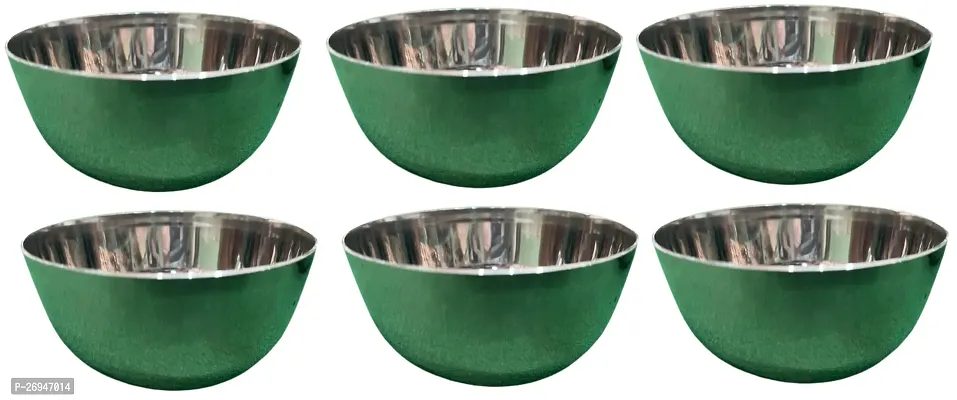 Classic Stainless Steel Bowl Pack of 6-thumb0