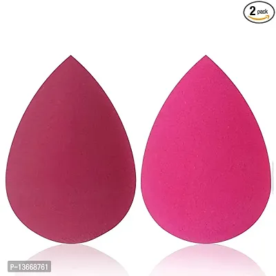 Classic Beauty Blender Set Makeup Sponge Blending Face Makeup, Foundation Cleaner Puff (Pack of 2)-thumb0