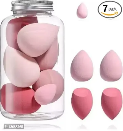 Classic 1Pcs Jar Beauty Blender Sponge Set (4Pcs Big and 2Pcs Small) Face Makeup Puff