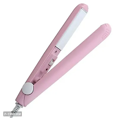 Classic Mini Flat Iron Straightens and Curls Hair Suitable For All Hair Types-thumb0