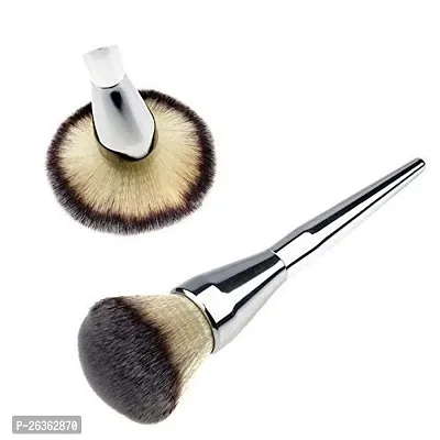 Makeup Face Blush Powder Brush Tool- Silver, 1 Piece