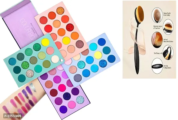 PREMIUM COLOURBOARD 60 SHADES WITH OWL BRUSH