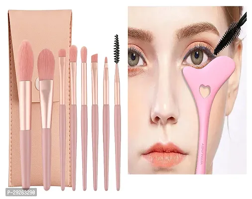 PROFFESIONAL MINI MAKEUP BRUSH WITH EYELINER AID