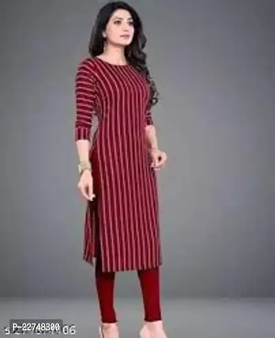 A-Line  Printed Cotton Kurta For Women