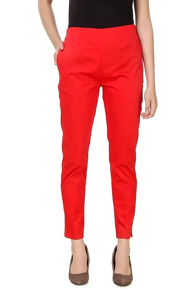 Aaru Collection Women's Office Casual Regular Fit Trouser Pants