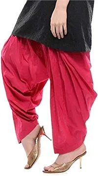 TooLook Women's Regular Fit Cotton Blend Patiala (Patiala Salwar_Pink_Xl)-thumb1