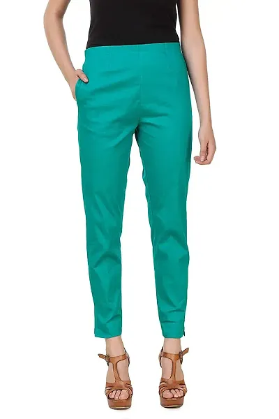 Aaru Collection Women's Office Casual Regular Fit Trouser Pants (XL
