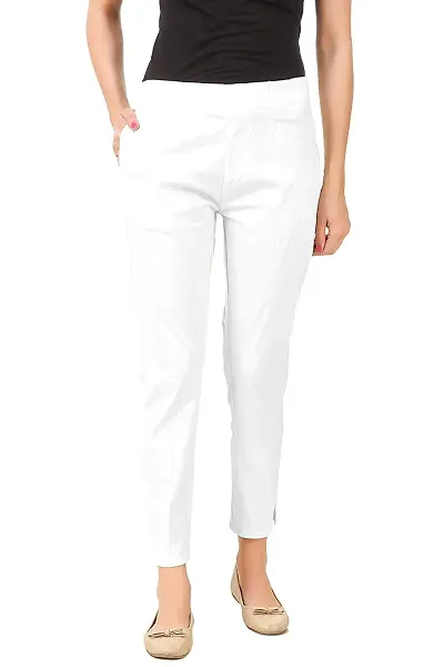 Aloof Women's Stretchable Regular Fit Trouser/Pant