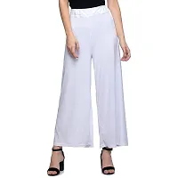 Aaru Collection Stylish Casual Wear Malai Lycra Pant Palazzo Combo (Free Size, Pack of 6)-thumb4