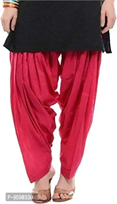 TooLook Women's Regular Fit Cotton Blend Patiala (Patiala Salwar_Pink_Xl)-thumb0