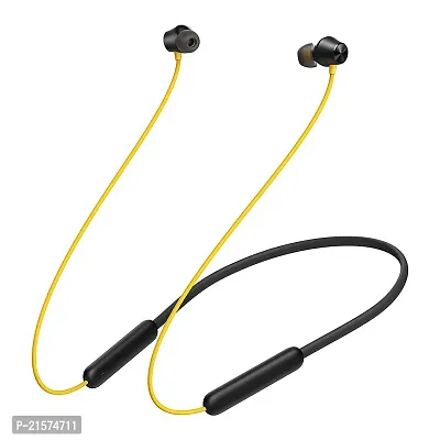 Stylish Yellow Bluetooth Wireless In-Ear Neckband-thumb0