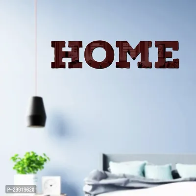 Designer Home Brown Acrylic Mirror Wall Stickers-thumb3