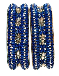 Mahakal glass bangle kada set tilak design of kada set (pack of 2)-thumb2