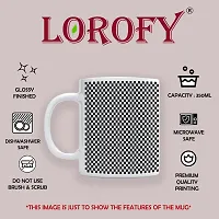 LOROFY Cute Panda Print Mug Gift for Friends 325ML-thumb1