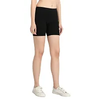 Diaz Women's Cotton Cycling Shorts (Black,Grey,Free)-thumb4
