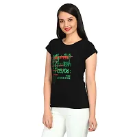DIAZ Women's Cotton Printed Round Neck T-Shirt Combo Pack of 2 Sizes:-S,M,L,XL-thumb1