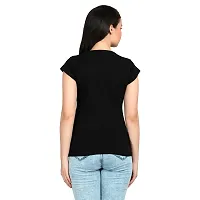 Reliable Cotton Printed Round Neck Tees For Women- Pack Of 6-thumb4