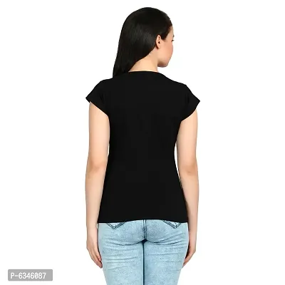 Reliable Cotton Printed Round Neck Tees For Women- Pack Of 6-thumb5