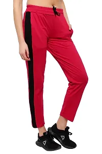 Stylish Cotton Multicoloured Solid Track Pant For Women-Pack Of 2-thumb2