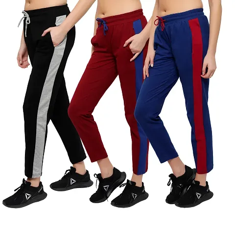 Side Stripe Track Pant Combo of 3